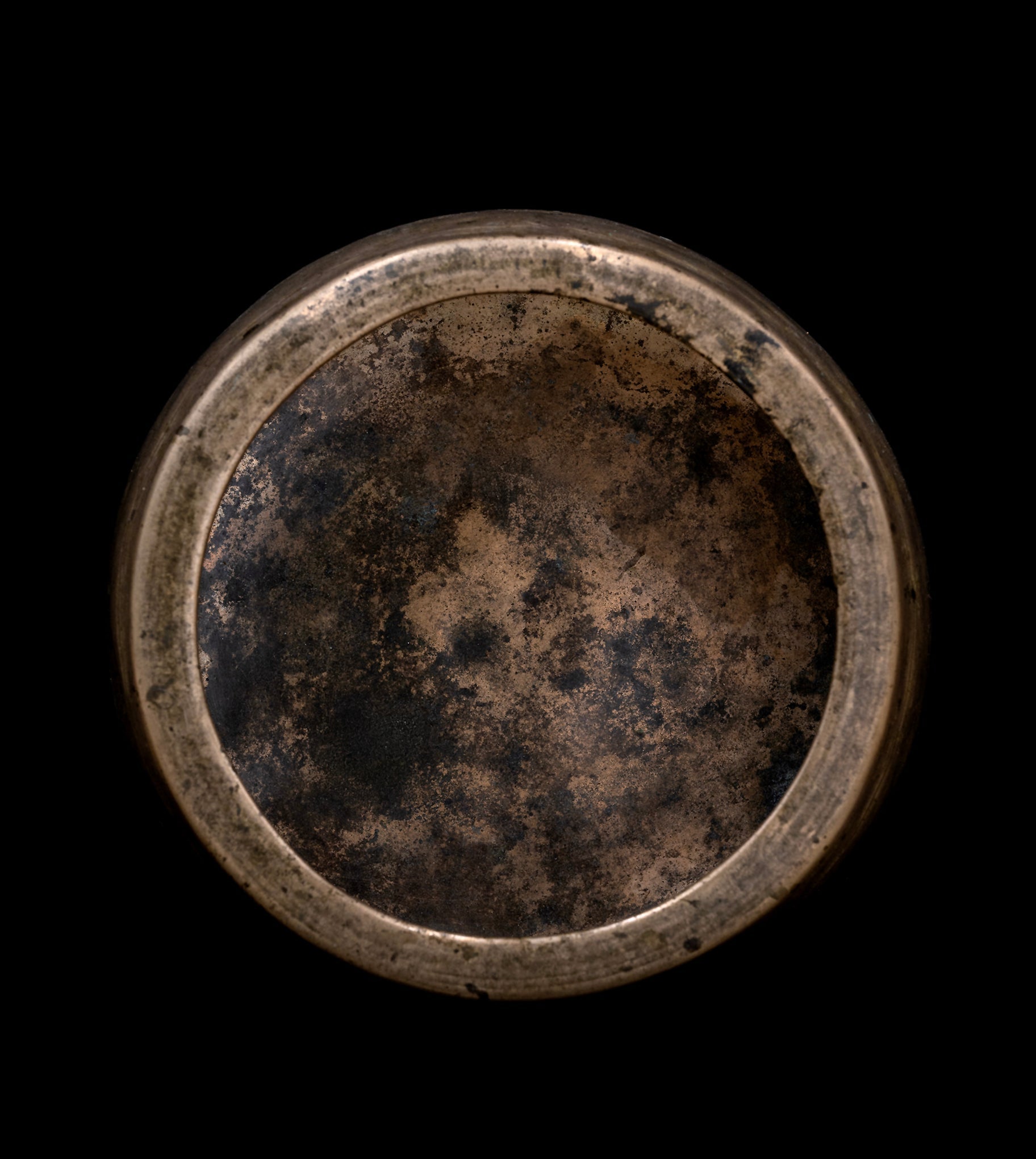 Antique Mani Singing Bowl F#5 741Hz (NCP) 7 1/4" A16295 by Bodhisattva Trading Company - product image 2 for Resin Society