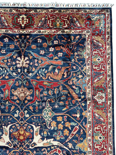 Hand-Knotted Afghani Bidjar Ghazni Wool Rug – 6'7" x 9'10" – Elegant by Rugistan - product image 9 for Resin Society