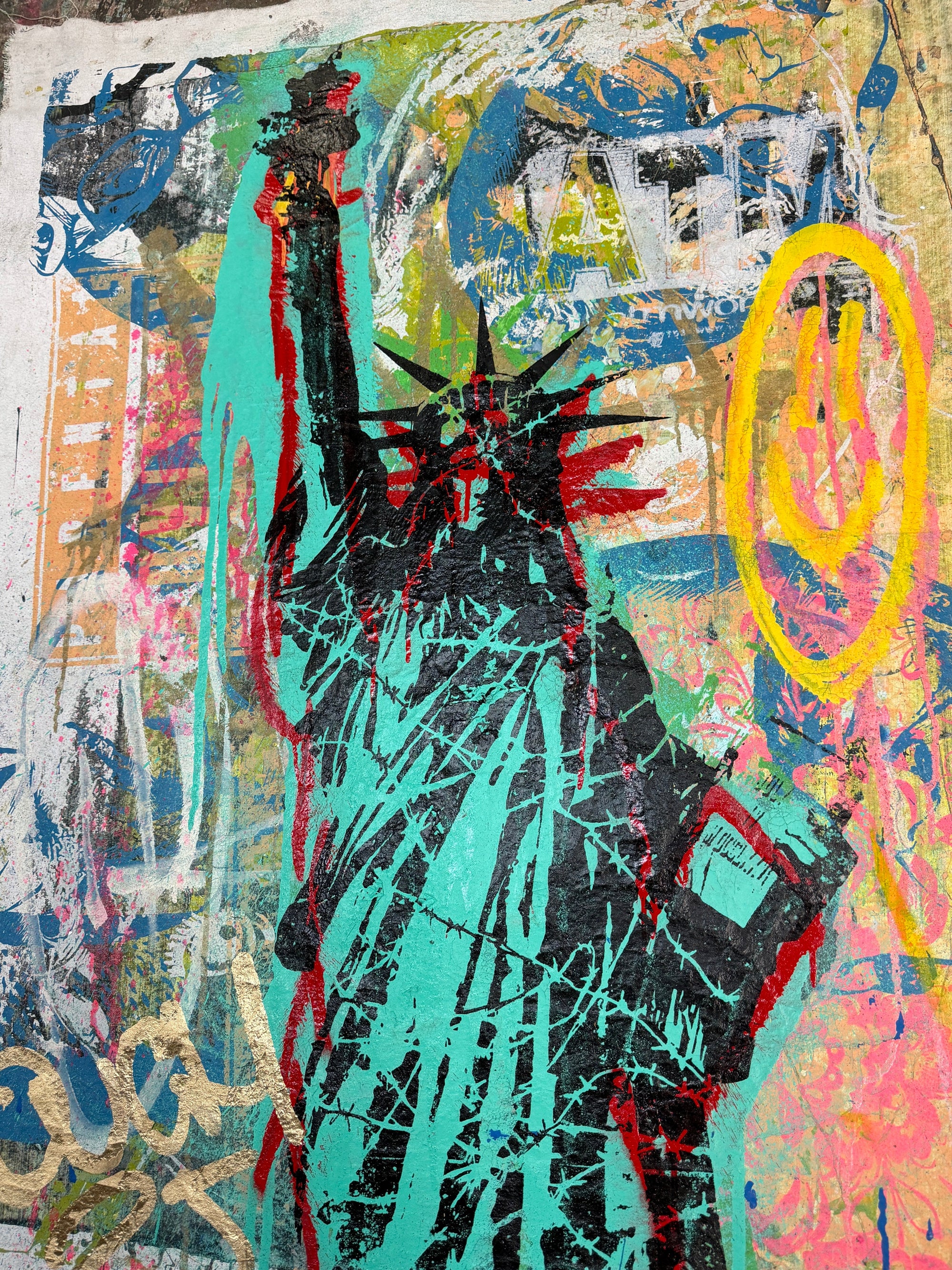 Barbed Wire Liberty by Denis OUCH - product image 2 for Resin Society