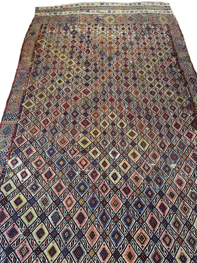 Antique Turkish Jajim Wool Rug 5’6” x 14’5” by Rugistan - product image 4 for Resin Society