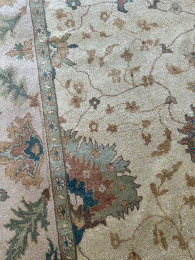 Hand-Knotted Oushak Soft Wool Rug 8 x 10 by Rugistan - product image 5 for Resin Society