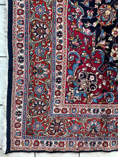 Persian Mashhad Hand Knotted Wool Area Rug 9’9” x 13’3” by Rugistan - product image 8 for Resin Society
