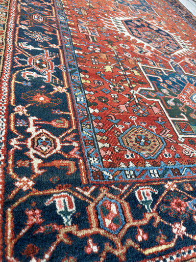KARAJA Persian Antique Heriz Rug 4'9" x 6' by Rugistan - product image 9 for Resin Society