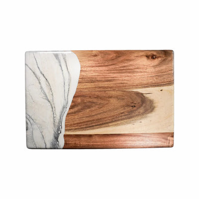 Handcrafted Acacia Bread Board with resin detail by Lynn & Liana Designs