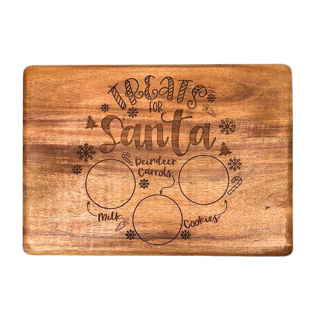 Winter & Christmas Engraved Cheese Board