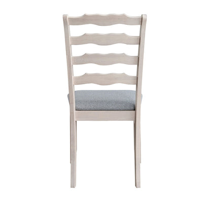 ACTU Farmhouse Dining Table Set with Upholstered Chairs for 4–6