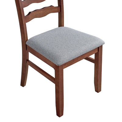 ACTU Farmhouse Dining Table Set with Upholstered Chairs for 4–6 by ACTU FURNITURE - product image 9 for Resin Society