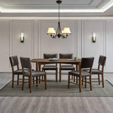 ACTU 58” Mid-Century Modern Dining Table Set for Small Spaces by ACTU FURNITURE - product image 2 for Resin Society