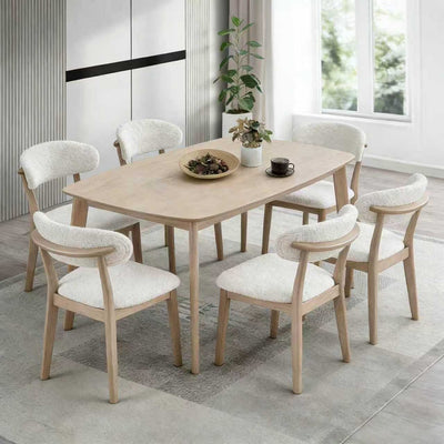 ACTU Scandinavian Dining Table Set by ACTU FURNITURE - main product image for Resin Society