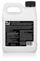 White plastic jug with black cap containing MORE Acidic Cleaner, featuring detailed usage and safety instructions on a large black-and-white label