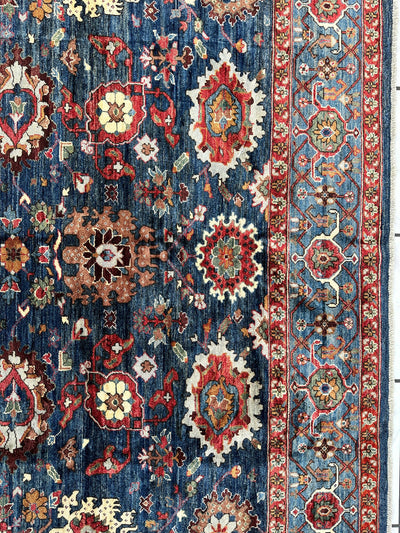 Trasitional Serapi Ghazni Wool Rug – 8' x 10’ – Intricate Floral Design by Rugistan - product image 6 for Resin Society