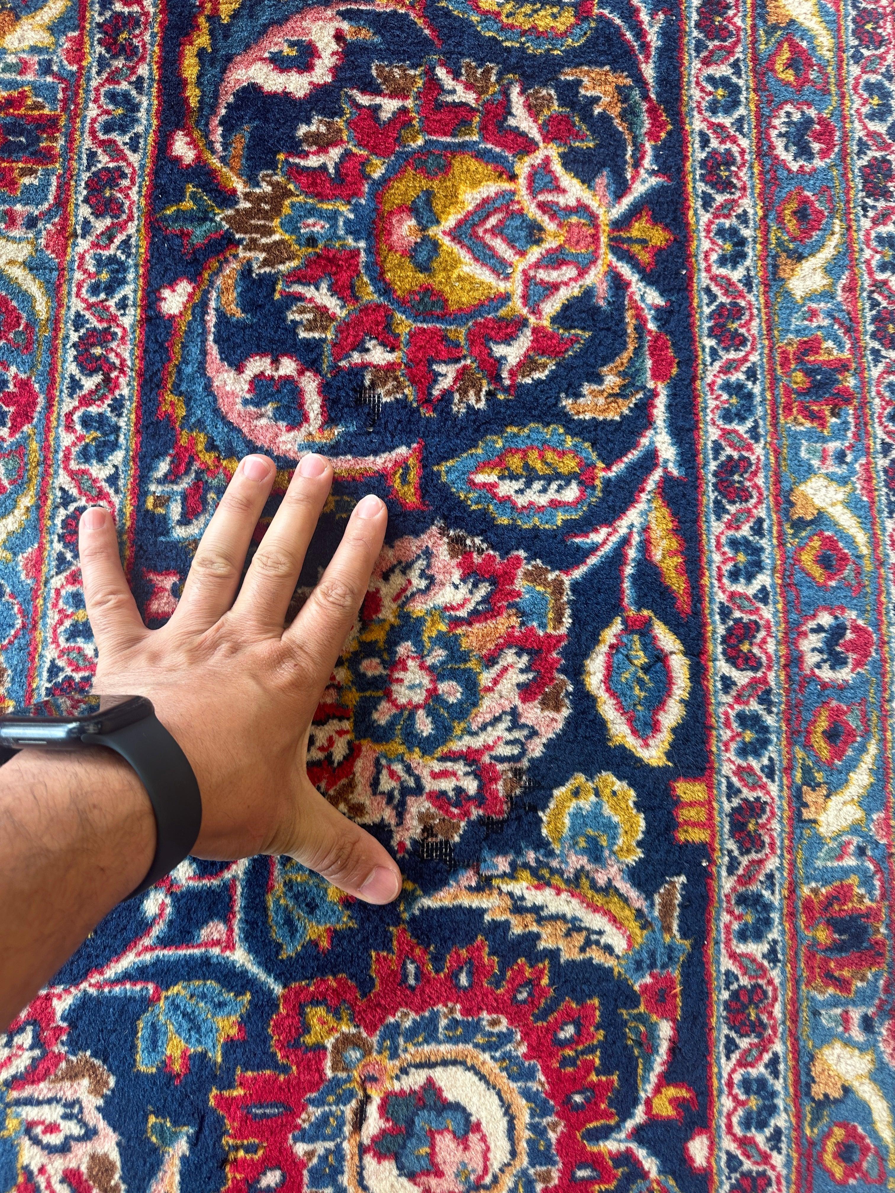 Incredible Persian Kashan All Over Wool Rug 10’2” x 14’ by Rugistan - product image 18 for Resin Society