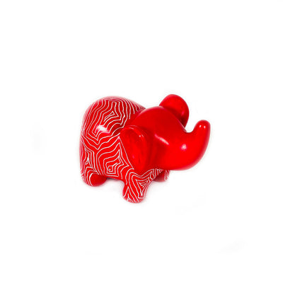 Maasai Red Elephant - Soapstone by Mbare Ltd - product image 2 for Resin Society