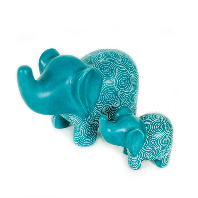 Ocean Green Elephant - Soapstone by Mbare Ltd - product image 4 for Resin Society