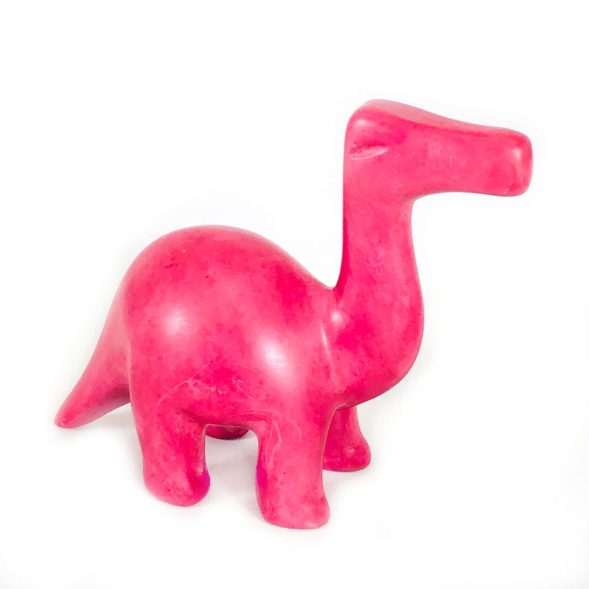 Pink Soapstone Dinosaur by Mbare Ltd - main product image for Resin Society