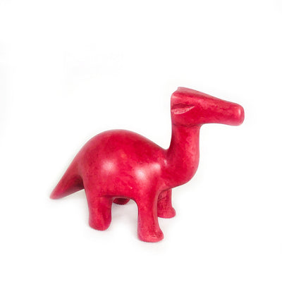 Pink Soapstone Dinosaur by Mbare Ltd - product image 2 for Resin Society