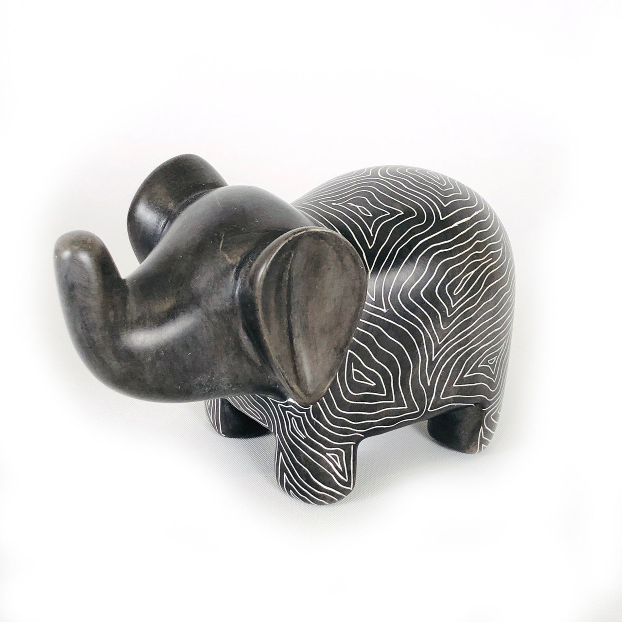 Graphic Gray Elephant - Soapstone by Mbare Ltd - product image 4 for Resin Society