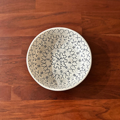 Mud Cloth Natural Soapstone Bowl - 8" by Mbare Ltd - product image 2 for Resin Society