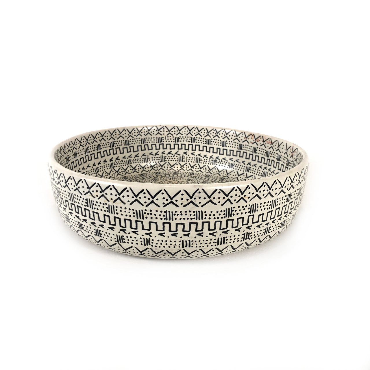 Mud Cloth Natural Bowl - 10" by Mbare Ltd - product image 2 for Resin Society