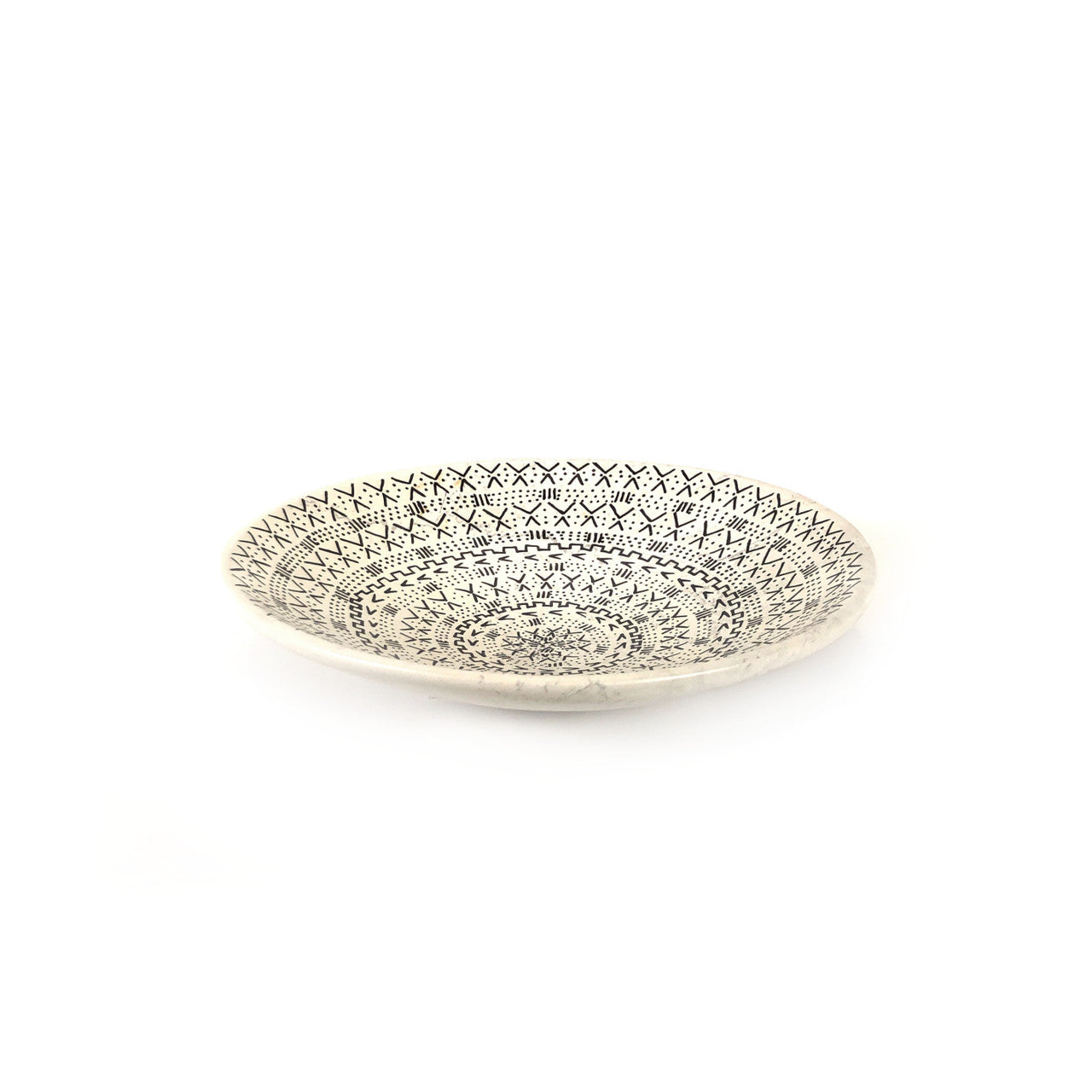 Mud Cloth Natural Platter - 10" by Mbare Ltd - product image 4 for Resin Society