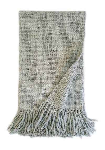 Alma Merino Wool Throw Blanket by Homelosophy