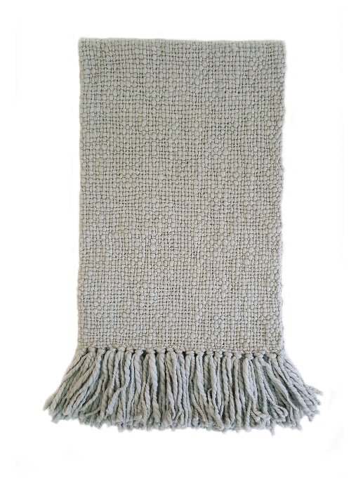 Alma Merino Wool Throw Blanket by Homelosophy