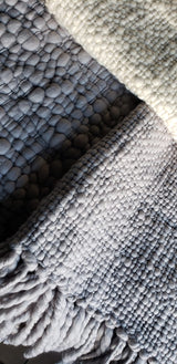 Alma Merino Wool Throw Blanket by Homelosophy