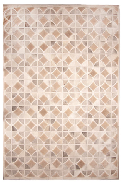 Alpha – Custom Cowhide & Shearling Rug by Homelosophy