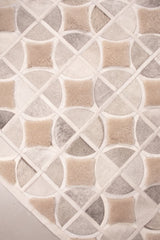 Alpha – Custom Cowhide & Shearling Rug by Homelosophy