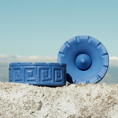 Terracotta Ashtray Greche Blue by DEKOR - product image 2 for Resin Society