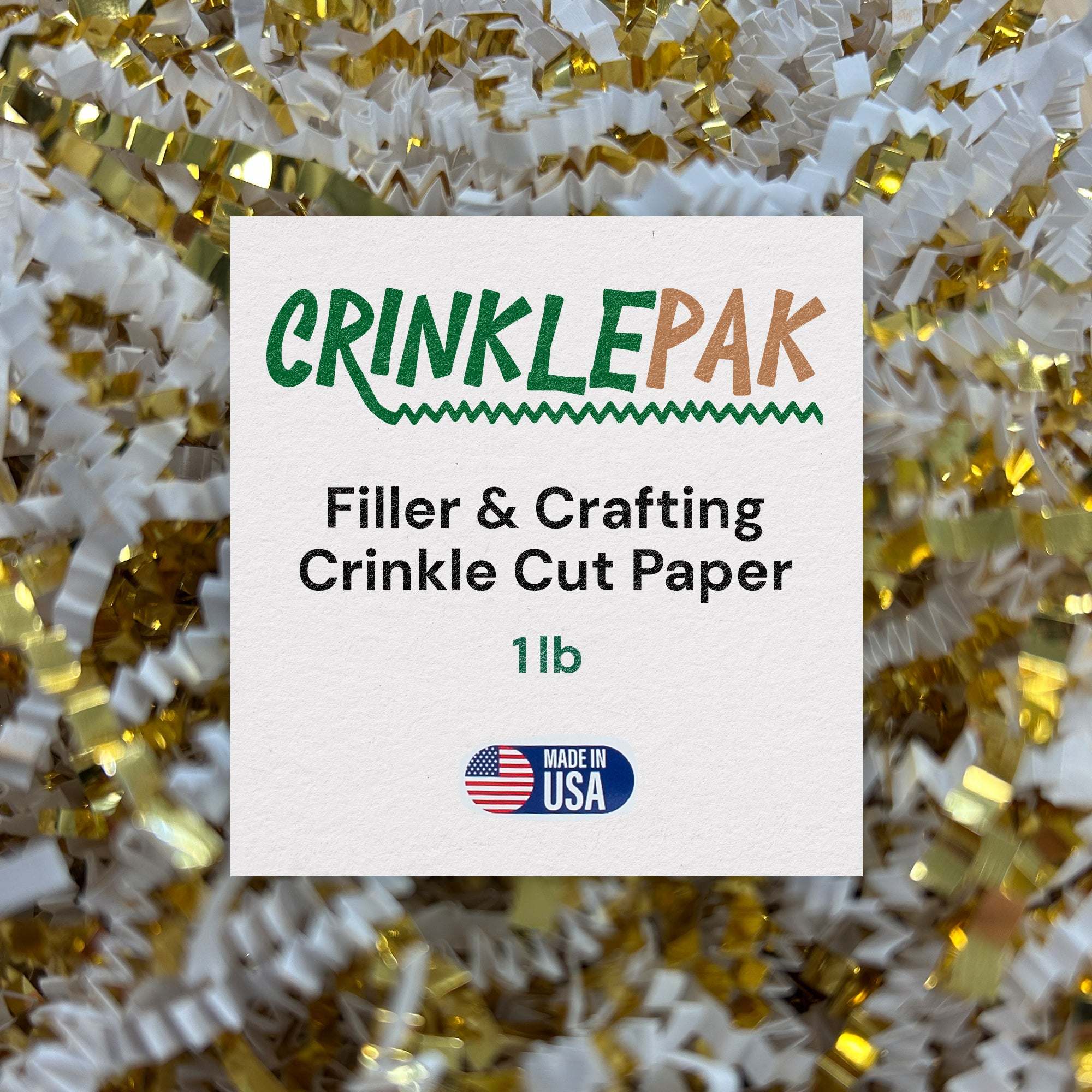 10lb White Gold Premium Crinkle Paper by CrinklePak - product image 9 for Resin Society