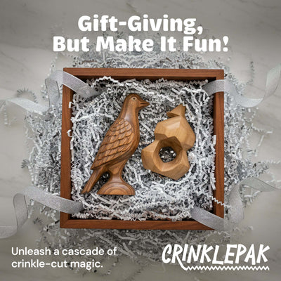 10LB Premium White Silver Crinkle Paper by CrinklePak - product image 5 for Resin Society
