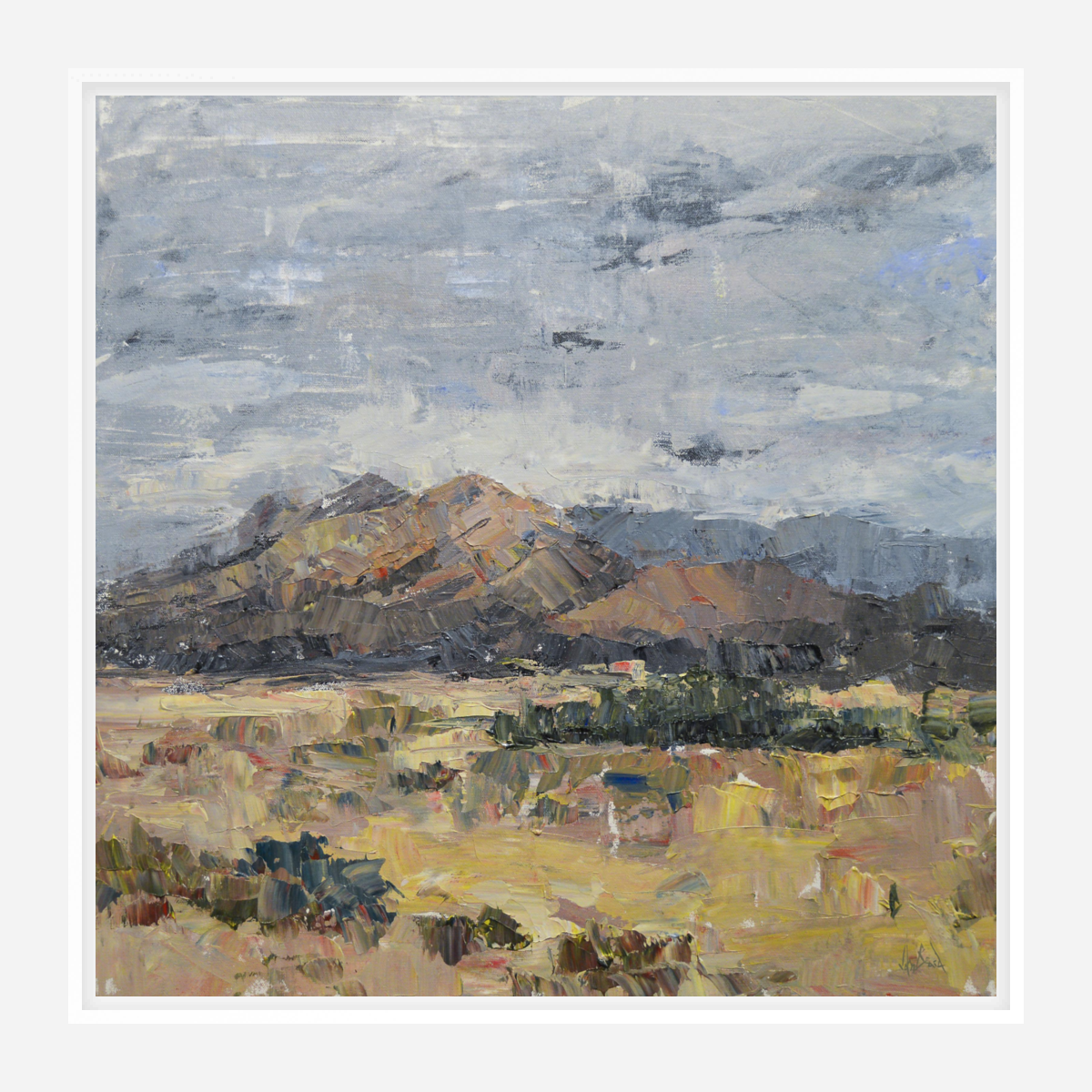 A New Day Has Dawned Artist Canvas Enhanced Print (30x30 Brown Frame) by John Beard Collection - product image 6 for Resin Society