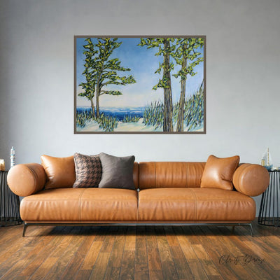 "A Quiet Path to the Lake" Giclee Print by Dreese Fine Art - product image 2 for Resin Society