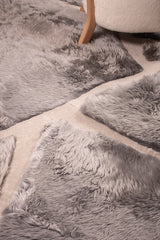 ARMOR High - Low Sheepskin Rug – Sculpted Texture in Custom Sizes by Homelosophy