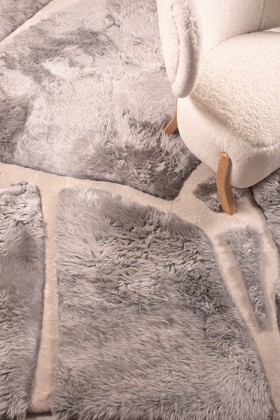 ARMOR High - Low Sheepskin Rug – Sculpted Texture in Custom Sizes by Homelosophy