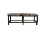 Reclaimed Vintage Turkish Rug Bench by Old New House® - main product image for Resin Society