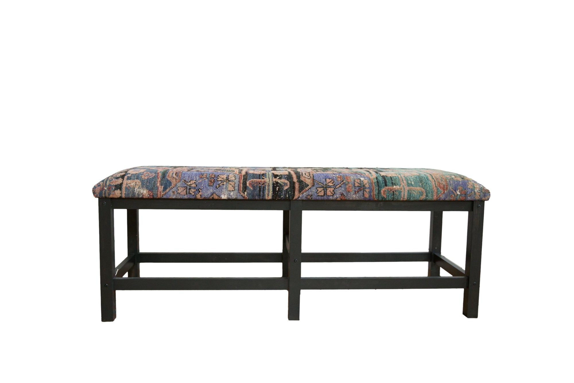 Reclaimed Vintage Turkish Rug Bench by Old New House® - main product image for Resin Society