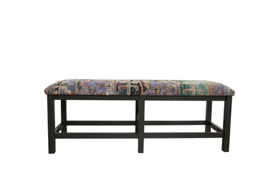 Reclaimed Vintage Turkish Rug Bench by Old New House® - main product image for Resin Society