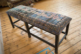 Reclaimed Vintage Turkish Rug Bench by Old New House® - product image 12 for Resin Society