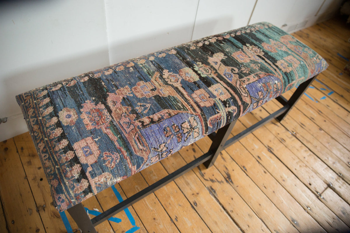 Reclaimed Vintage Turkish Rug Bench by Old New House® - product image 2 for Resin Society