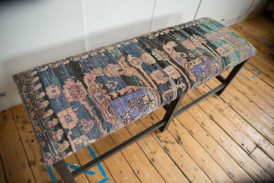 Reclaimed Vintage Turkish Rug Bench by Old New House® - product image 2 for Resin Society