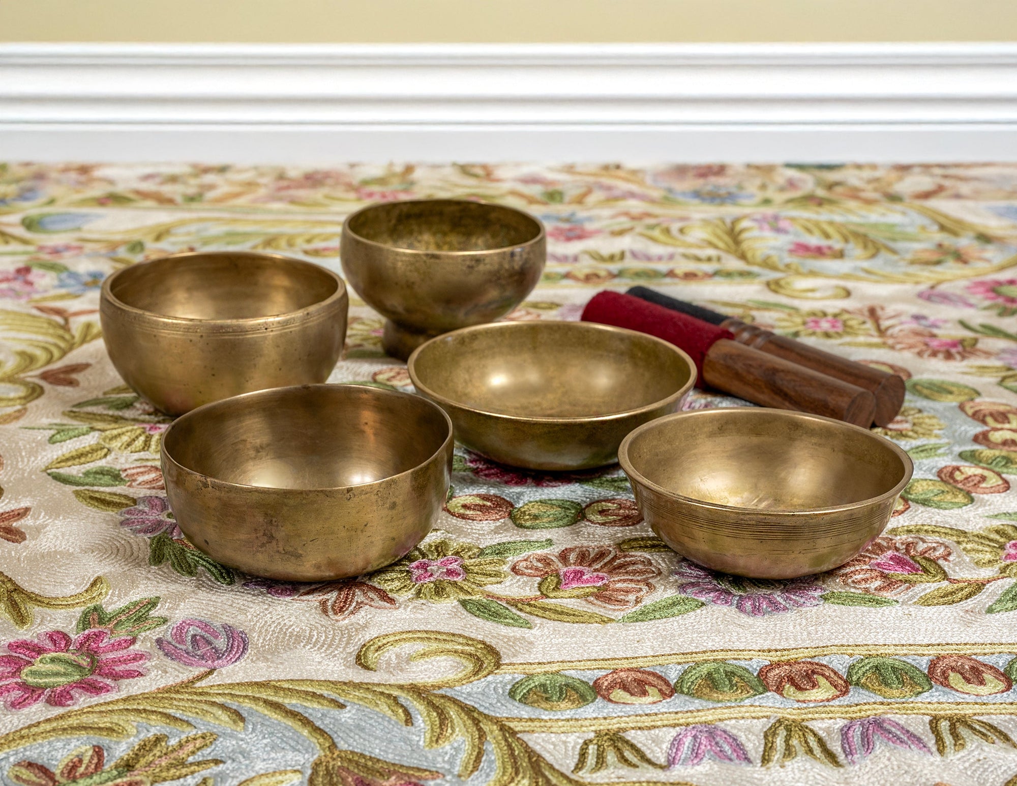 Antique Cup Set – F# Major Pentatonic Scale – AS15842 by Bodhisattva Trading Company - main product image for Resin Society