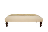 Handmade Canvas Changeable Rug Fragment Ottoman Coffee Table by Old New House® - product image 3 for Resin Society