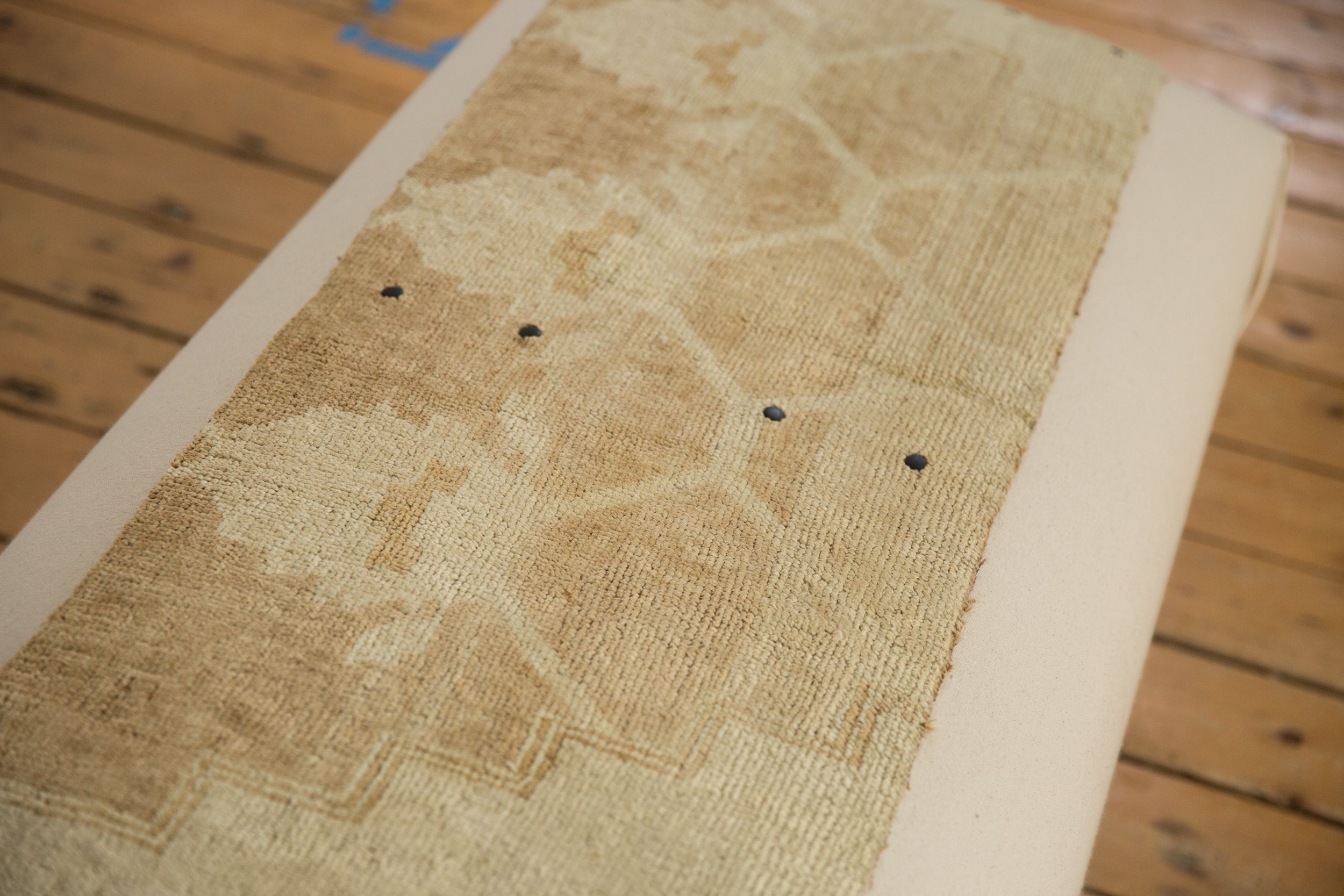 Handmade Canvas Changeable Rug Fragment Ottoman Coffee Table by Old New House® - product image 7 for Resin Society