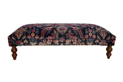 RESERVED Vintage Persian Rug Ottoman Coffee Table