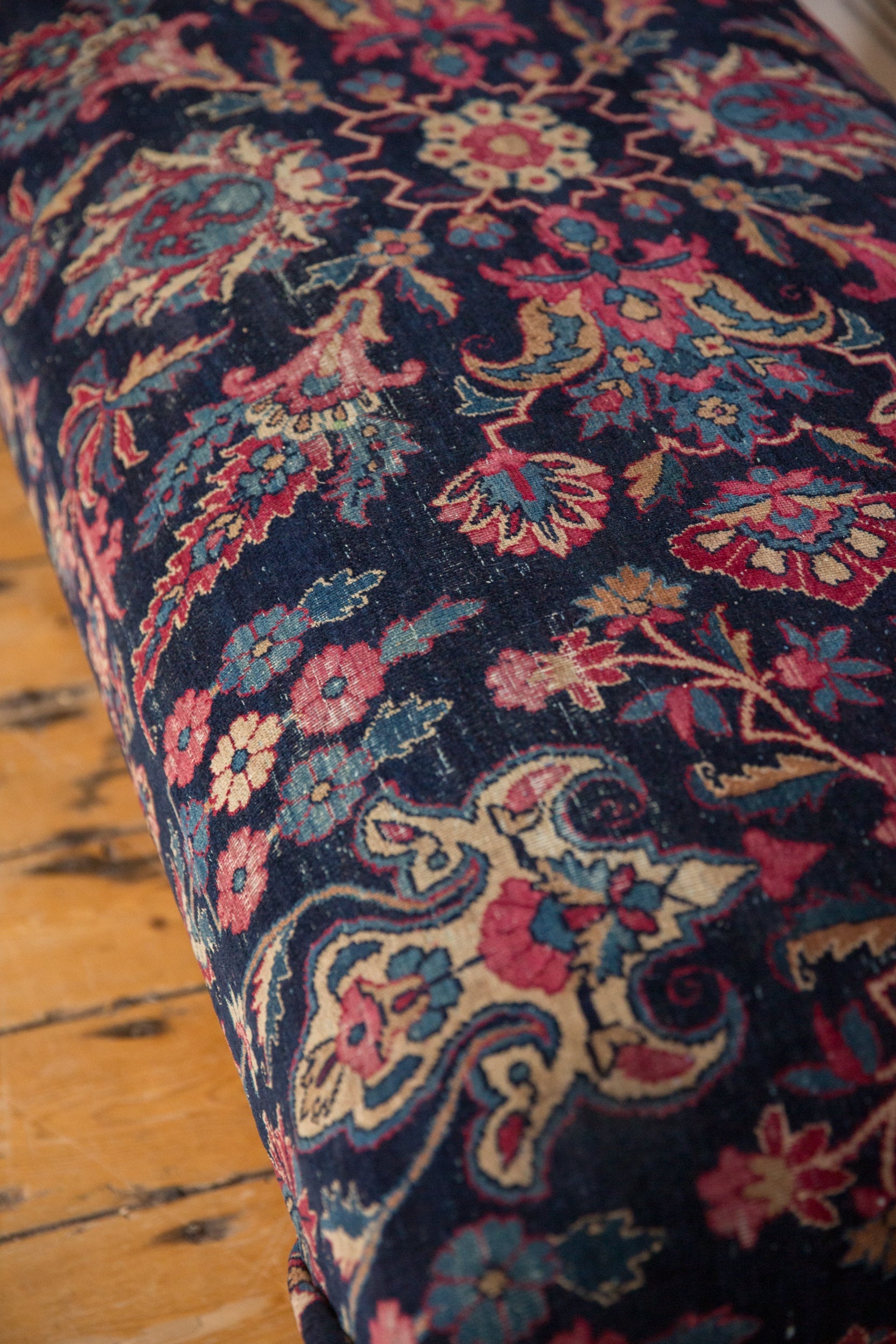 RESERVED Vintage Persian Rug Ottoman Coffee Table