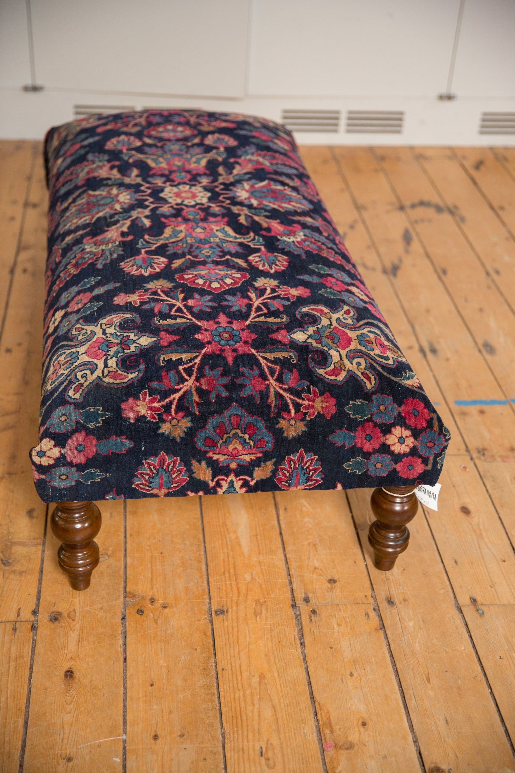 RESERVED Vintage Persian Rug Ottoman Coffee Table