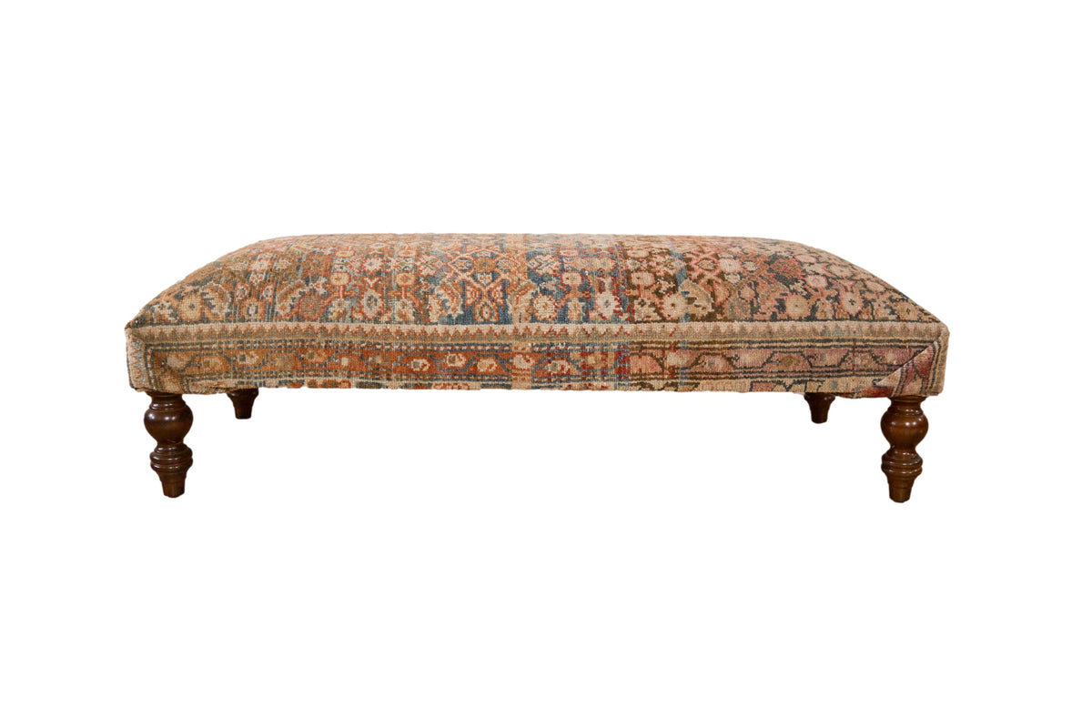 Vintage Persian Rug Ottoman Coffee Table by Old New House® - main product image for Resin Society