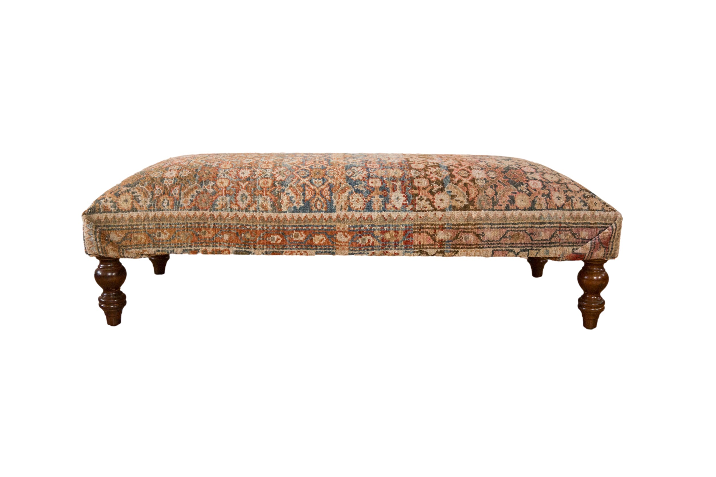Vintage Persian Rug Ottoman Coffee Table by Old New House® - main product image for Resin Society
